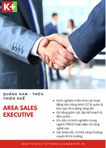 Quản lý bán hàng khu vực Thừa Thiên Huế